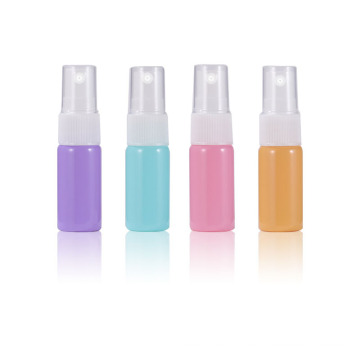 Botella de spray cosmética de vidrio transparente de pequeño volumen de 10 ml